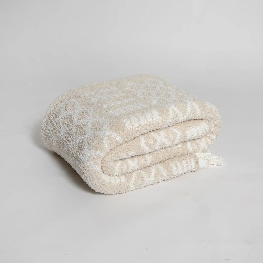 Birch & Marshmallow Tassel Extended Throw Blanket