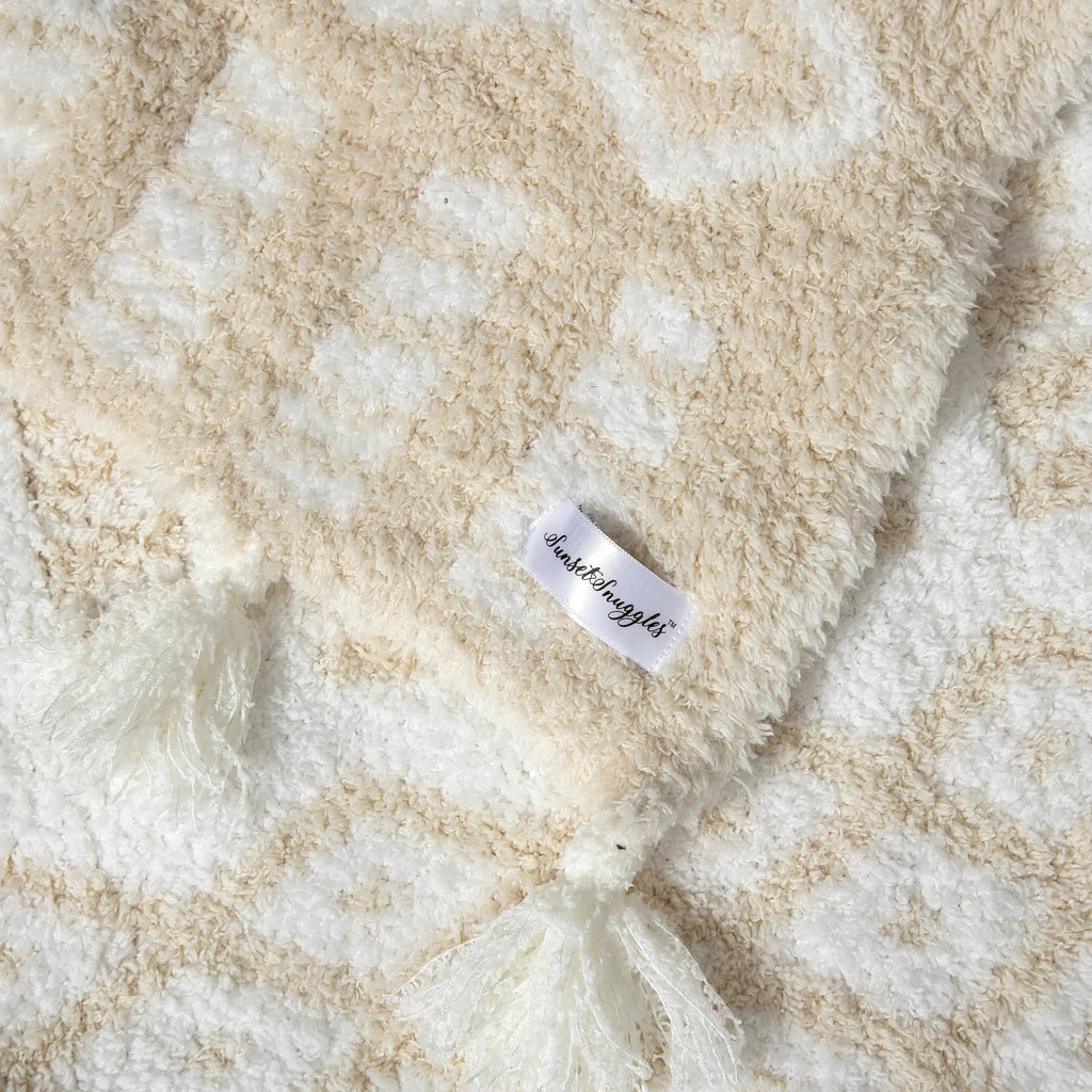 Birch & Marshmallow Tassel Extended Throw Blanket